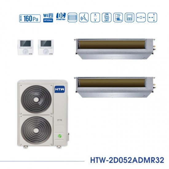 КЛИМАТИЧНА СИСТЕМА TWIN PLUS HTW-2D052ADMR32 - Климатични системи TWIN-PLUS КЛИМАТИЧНА СИСТЕМА TWIN PLUS HTW-2D052ADMR32