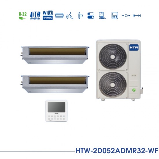 КЛИМАТИЧНА СИСТЕМА TWIN PLUS HTW-2D052ADMR32-WF - Климатични системи TWIN-PLUS КЛИМАТИЧНА СИСТЕМА TWIN PLUS HTW-2D052ADMR32-WF