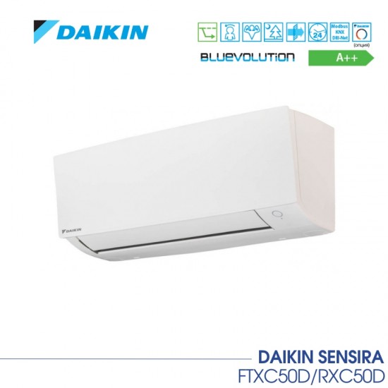 Инверторен климатик DAIKIN SENSIRA FTXC50D/RXC50D - DAIKIN Инверторен климатик DAIKIN SENSIRA FTXC50D/RXC50D