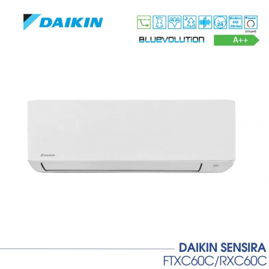 Инверторен климатик DAIKIN SENSIRA FTXC60C/RXC60C - DAIKIN Инверторен климатик DAIKIN SENSIRA FTXC60C/RXC60C