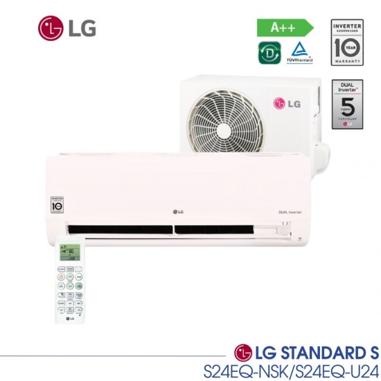 Инверторен климатик LG STANDARD S S24EQ-NSK/S24EQ-U24