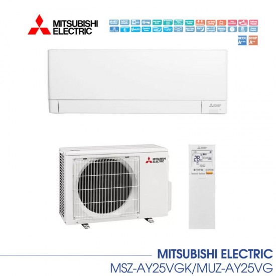 Инверторен климатик MITSUBISHI ELECTRIC MSZ-AY25VGK/MUZ-AY25VG