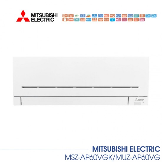 Инверторен климатик MITSUBISHI ELECTRIC MSZ-AP60VGK/MUZ-AP60VG - MITSUBISHI ELECTRIC Инверторен климатик MITSUBISHI ELECTRIC MSZ-AP60VGK/MUZ-AP60VG