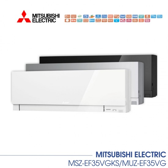 Инверторен климатик MITSUBISHI ELECTRIC MSZ-EF35VGKB/MUZ-EF35VG