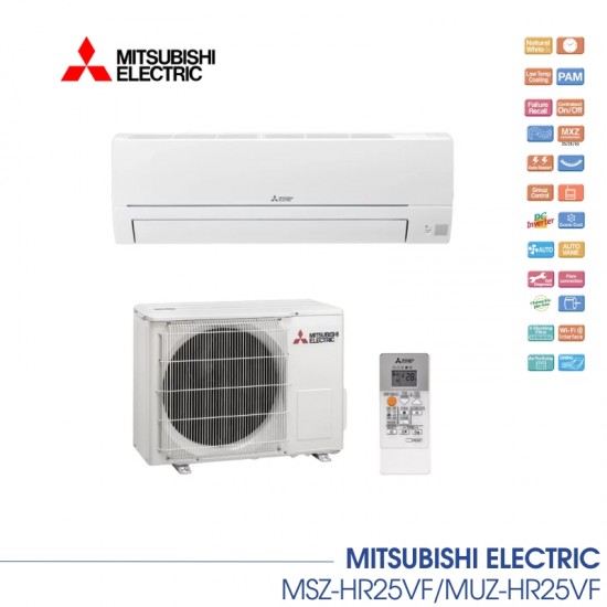Инверторен климатик MITSUBISHI ELECTRIC MSZ-HR25VF/MUZ-HR25VF