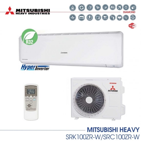 Хиперинверторен климатик MITSUBISHI Heavy SRK100ZR-W/SRC100ZR-W