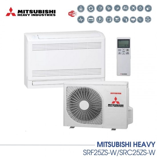 Подов инверторен климатик MITSUBISHI Heavy SRF25ZS-W/SRC25ZS-W - MITSUBISHI HEAVY INDUSTRIES Подов инверторен климатик MITSUBISHI Heavy SRF25ZS-W/SRC25ZS-W