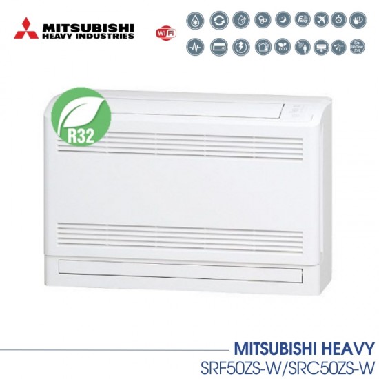 Подов хиперинверторен климатик MITSUBISHI Heavy SRF50ZS-W/SRC50ZS-W