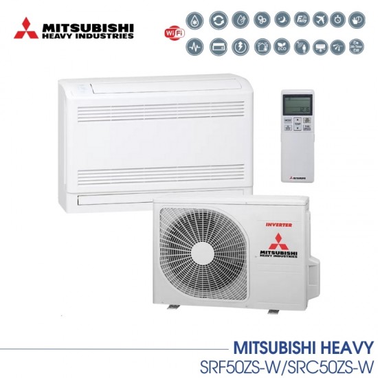 Подов хиперинверторен климатик MITSUBISHI Heavy SRF50ZS-W/SRC50ZS-W