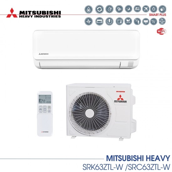 Инверторен климатик MITSUBISHI Heavy SRK63ZTL-W /SRC63ZTL-W