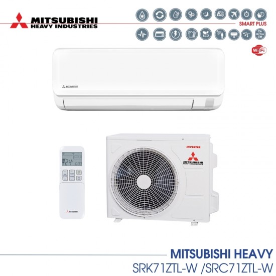 Инверторен климатик MITSUBISHI Heavy SRK71ZTL-W /SRC71ZTL-W