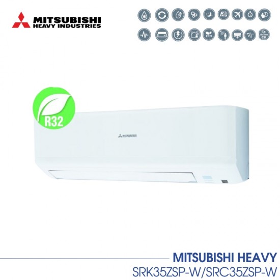 Инверторен климатик MITSUBISHI Heavy SRK35ZSP-W/SRC35ZSP-W